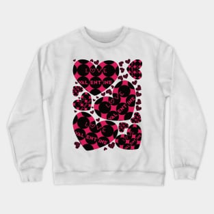 happy valentines day by chakibium Crewneck Sweatshirt